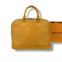 LOUIS VUITTON ルイヴィトン アルマPM イエロー　エピレザー