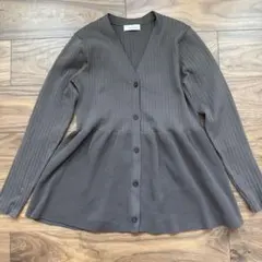 へプラム　カーディガン ブラウン　しまむら　L