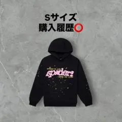 Sp5der パーカー ブラック Sサイズ 確実正規品 - メルカリ