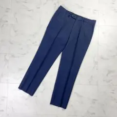 ユナイテッドアローズ クロップドスラックスパンツ 紺 サイズ80*ND455
