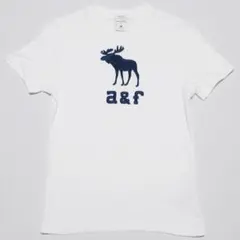 【アバクロ】アバクロンビー&フィッチ Tシャツ キッズM レディースS 白 刺繍のサムネイル
