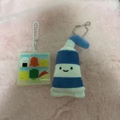 Qualia にっこりーノ 文具のぬいぐるみ 絵の具 証明写真キーホルダーセット