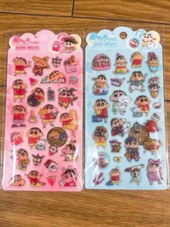 クレヨンしんちゃん 立体シール2点セット