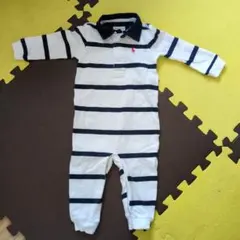 Ralph Lauren ストライプロンパース 12M 80