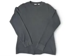 Levi’s（リーバイス） ブラック ワッフル生地 長袖Tシャツ　サーマル