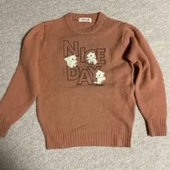 クルーネック　セーター