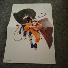 NARUTO　両面ポスター＃ナ①　サスケ対ナルト