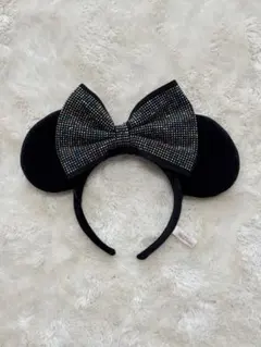 ミニーちゃん　カチューシャ　レインボードット