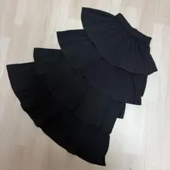 スプレイプレミアム ティアードスカート アシンメトリー ウエストゴム