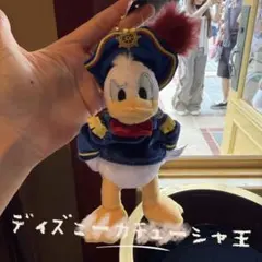 香港ディズニー限定　ドナルドダック誕生日グッズ　海賊　ぬいぐるみキーホルダー