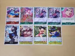 ワンピース　THE BEST 2　コモンフォイル9枚セット
