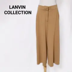 LANVIN COLLECTION ガウチョパンツ ベージュ 38 春夏 ロング LANVIN COLLECTION ガウチョパンツ ベージュ 38 春夏 ロング - メルカリ