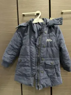 ネイビー中綿コート 100cm フード付き