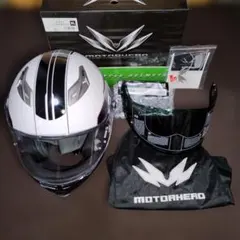 再値下げしました】Horizon MX-H4 フルフェイスヘルメット グレー