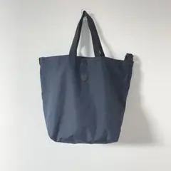 未使用 ポロ　ラルフローレン　コーテッド　キャンバス　パッカブル トート　紺