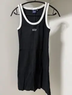 GAP ノースリーブ ミニワンピース ブラック