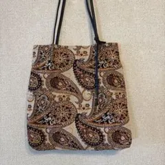 SHOO・LA・RUEトートバッグ ペイズリー柄