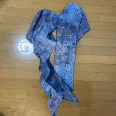 孔雀羽模様 シルク風ストール