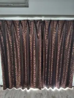 新品未使用ヒョウ柄レースカーテン 200x200cm1枚 - メルカリ