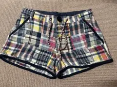 X-girl チェックショートパンツ