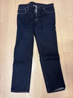 EDWIN ダークブルー ストレートデニム　34インチ