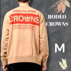 RODEO CROWNS ベージュ トレーナー Mサイズ