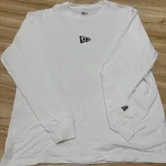 NEW ERA ホワイト 長袖Tシャツ X LARGE