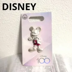 新品未使用⚫ディズニー100周年記念ミッキーマウスピンバッジ