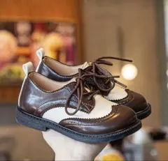 キッズ フォーマルシューズ 約16cm 男の子 女の子 黒 レザー風 結婚式