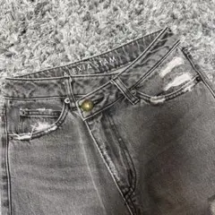 ALEXIA STAM グレー ストレートデニム