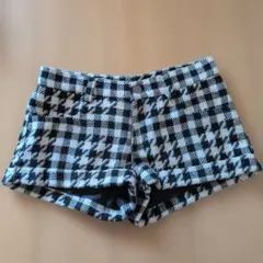 チェック柄ローライズショートパンツ