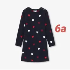☆jacadi☆ハートデザインワンピース　6a