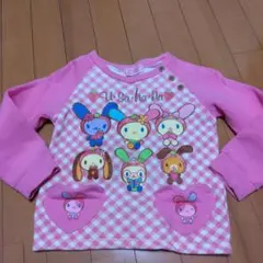 U•SA•HA•NAトレーナー 120cm ピンク