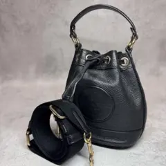 美品 コーチ ミニデンプシーバケット ショルダーバッグ 巾着バッグ クロスボディ