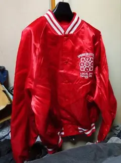 送料無料 USA製 キングルイ ナイロン アワード バーシティ ジャケット XL