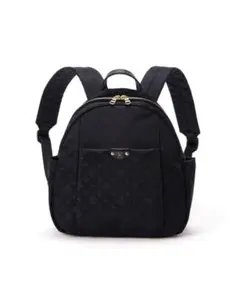 極美品☆ russet ラシット　制菌ミニリュックサック ブラック×ネイビー