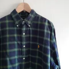 Ralph Lauren チェックボタンダウンシャツ L