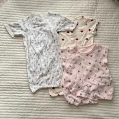 新生児　ベビー服　肌着　女の子　赤ちゃん　アプレレクール　出産準備　ロンパース