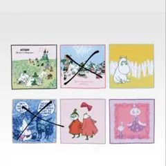 一番くじ　ムーミン　E賞　ハンドタオル　4点