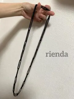 〈rienda〉黒ロングチェーンネックレス︎✦︎︎︎のサムネイル
