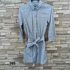 earth music&ecology x LIBERTY 花柄シャツワンピ S