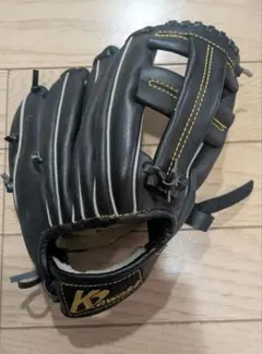 Kawase 野球グローブ ブラック 子供用 キッズ用 右投げ用 軟式のサムネイル