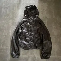 00s old uniqlo nylon tech jacket gray