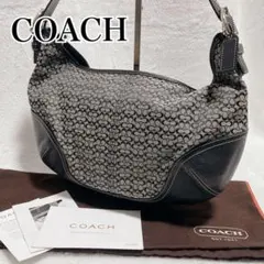 Coach Hobo Shoulder Bag Black Y2K