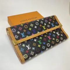 LOUIS VUITTON マルチカラー 二つ折り財布 - メルカリ