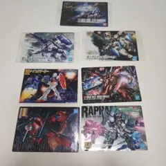 ガンプラパッケージアートグミ カード7種