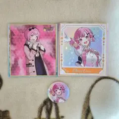 プロセカ えむ 色紙 缶バッジ 感謝祭 53C