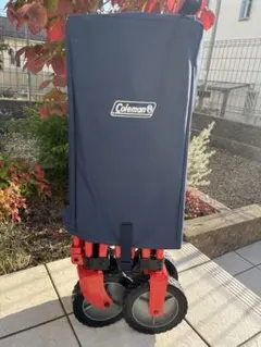 コールマン　アウトドアワゴン　ネイビーxレッド