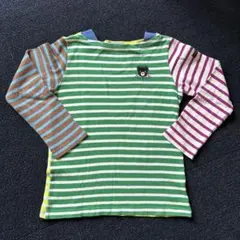 DOUBLE.B ストライプ 長袖カットソー 120