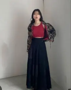 2026年最新】Ameri VINTAGE FLOWER PATCHWORK PLEATED SKIRTの人気